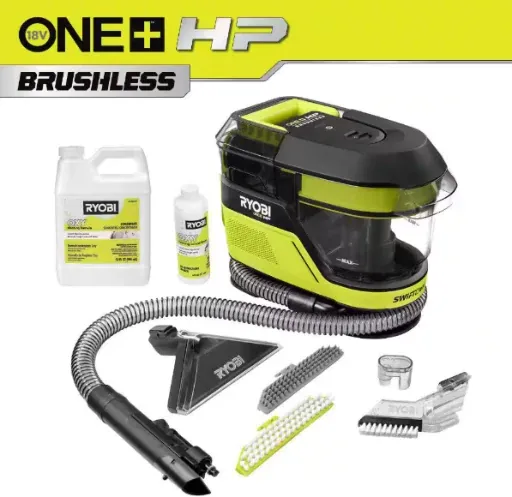 RYOBI ONE+ HP 18V Cordless SWIFTClean Mid-Size Spot Cleaner (Tool Only) w/ 32 oz. OXY Concentrate Cleaning Formula