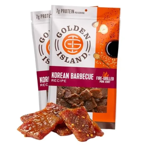 Golden Island Korean BBQ Pork Jerky 2-Pack 9-Oz