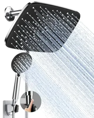 Veken 12" Rain Shower Head w/ Handheld Shower Head
