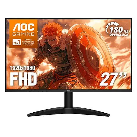 27" AOC G27MC36N 1080p 180Hz 0.5ms IPS Gaming Monitor