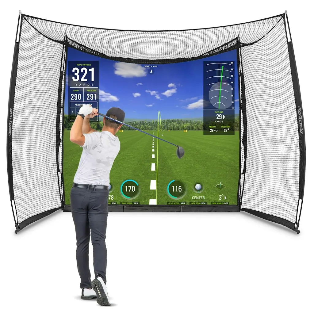 GoSports Range Cage 10x 8-Foot Golf Net Cage