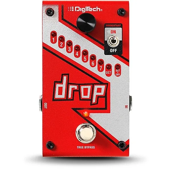 DigiTech Drop Polyphonic Drop Tune Pitch Shifter Guitar Effects Pedal