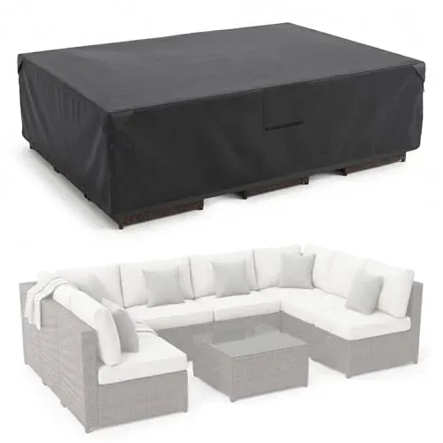 DUMOS Outdoor Furniture Cover Rectangular 108"L X 82"W X 28"H