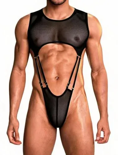 Fishnet Bodysuit One Piece Outfit