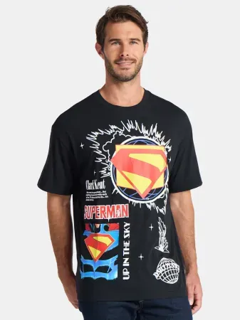 Superman Men's Panels Graphic T-Shirt