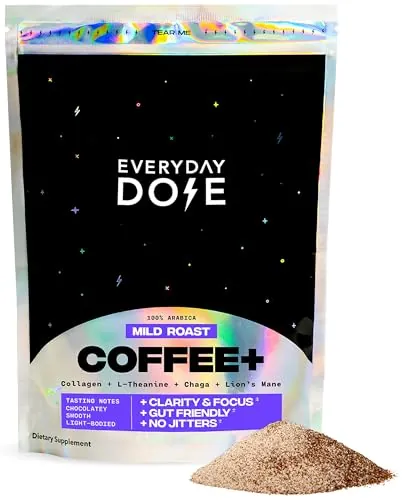 Everyday Dose Grass-Fed Collagen Protein Powder with L-Theanine