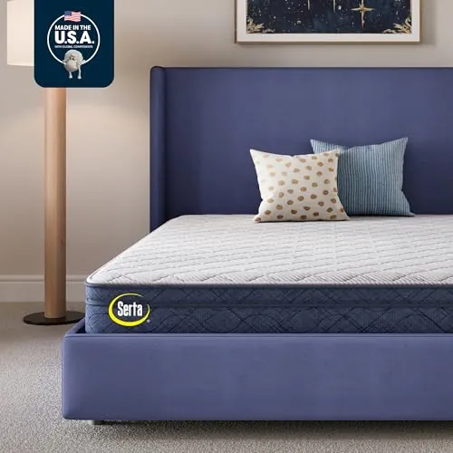 Serta Five Star Mattress Tranquility 10" Plush Pillow Top Cal King Mattress