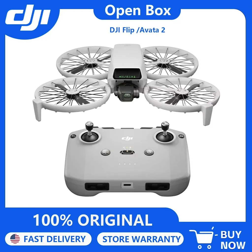 Open-Box DJI Flip Combo w/ Controller & 4K UHD Camera Drone