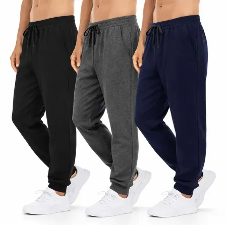 3-Pack SMNDY Men's Jogger Sweatpants w/ Pockets
