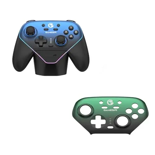 GameSir Super Nova Wireless Gaming Controller and Dark Green Faceplate