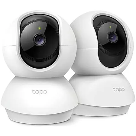Used/Like New: 2-Pk Tapo C210P2 2K Pan/Tilt Indoor Security Camera