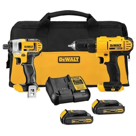 DeWalt DCK240C2 20V Max Lithium Drill Driver/Impact Combo Kit