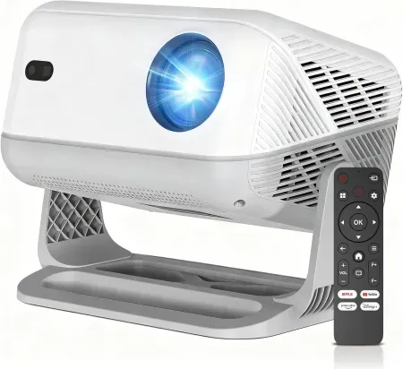 DreamFair 1080p Smart Projector with Wi‑Fi & Bluetooth