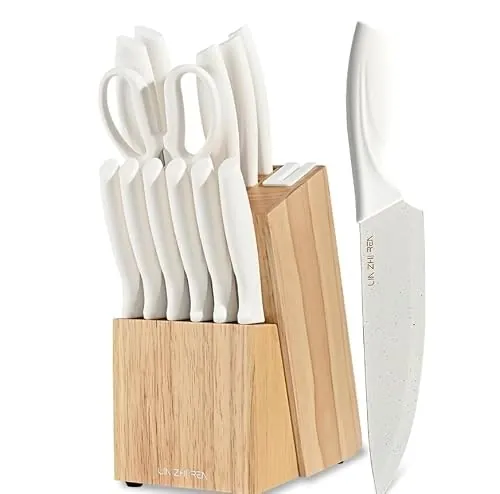 15-Piece Kitchen Knife Block Set
