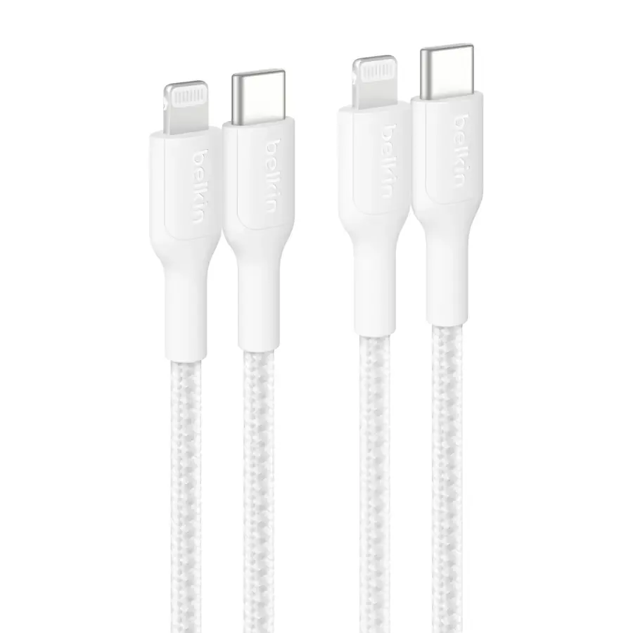 Belkin Boost↑Charge USB-C to Lightning Cable 2-Pack