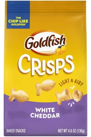 3-Pack 4.8oz Goldfish Crisps Baked Chip Crackers