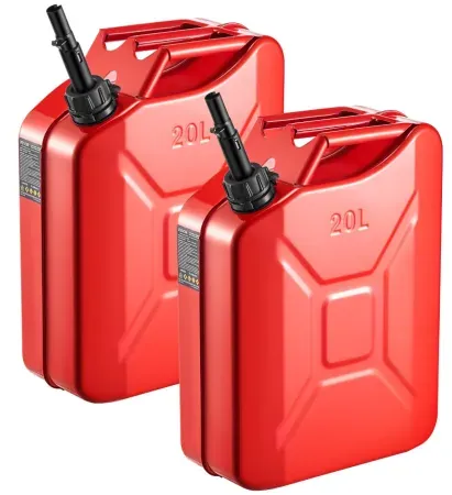 2-Pack 5.3-Gallon VEVOR Metal Fuel Container