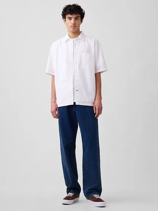 Gap Factory Men's Boxy Oxford Shirt