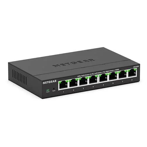 Netgear 8-Port 2.5G Gigabit Ethernet Smart Managed Essentials Network Switch