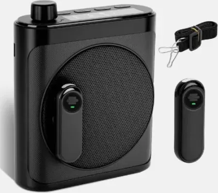 Sunnymark Voice Amplifier with 2 Magnetic Wireless Microphones