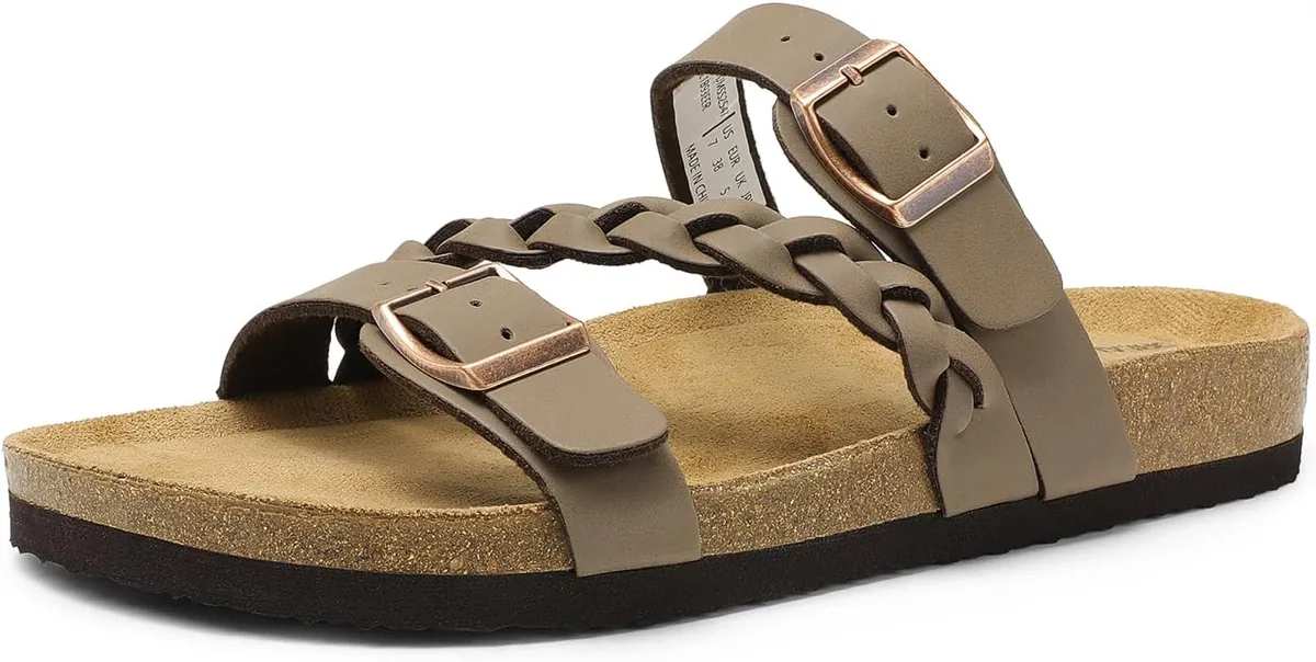 Dream Pairs Women’s Cork Footbed Sandals