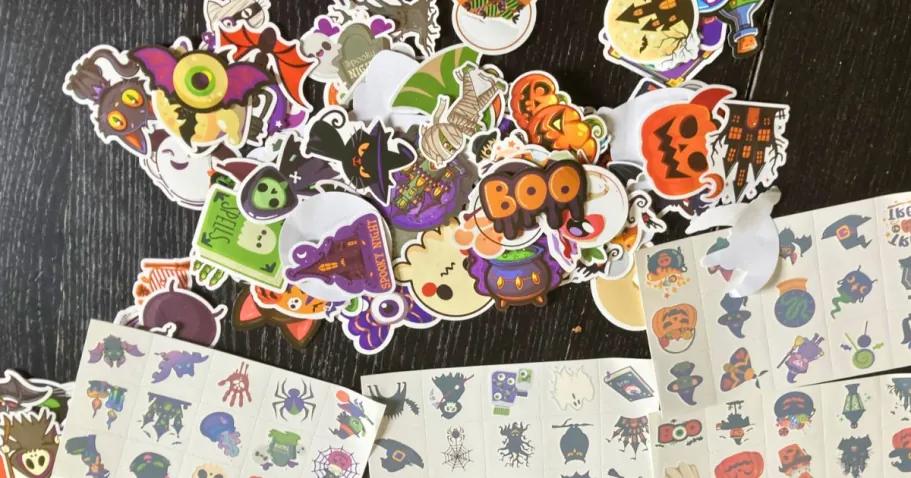 Halloween Stickers & Temporary Tattoos 160-count