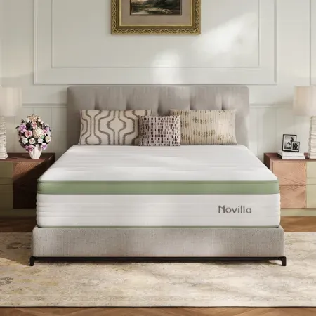 Novilla Snowfall 12" Queen size Mattress in a Box