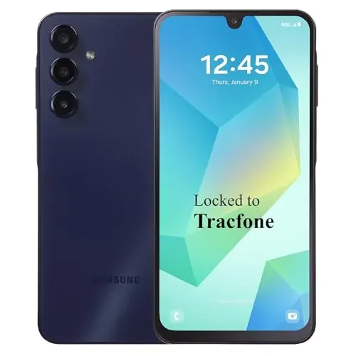 Tracfone Samsung Galaxy A16 5G Phone - 128GB, 1-Yr Plan Included, Black