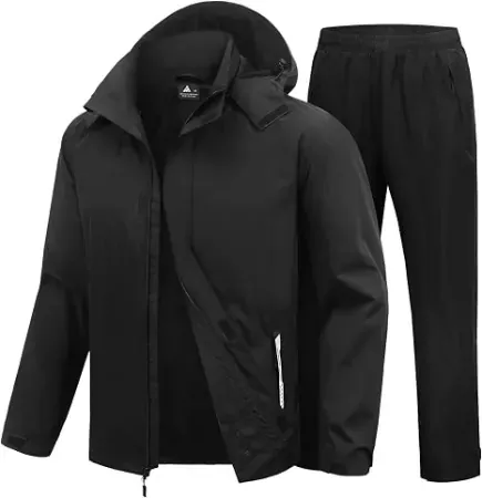 SwissWell Men's Waterproof Windbreaker Jacket & Pant
