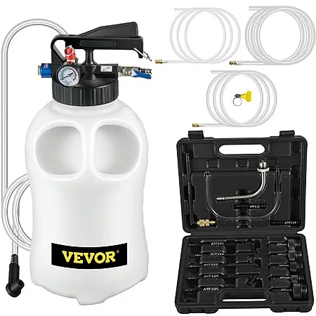 10-L VEVOR Transmission Fluid Pump 2-Way ATF Refill System w/ 14x Adapters