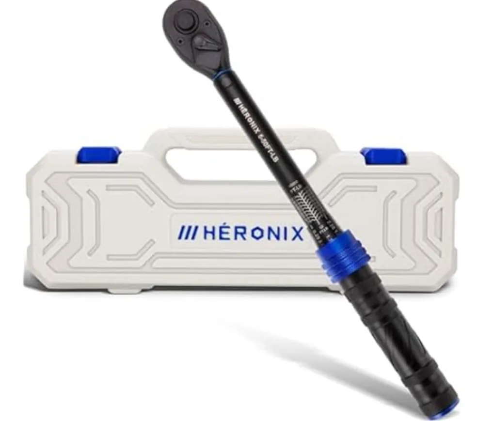 Heronix 3/8in Drive 5-50ft lb Click Torque Wrench