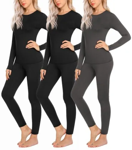 Ekouaer Thermal Underwear -2-Piece Set