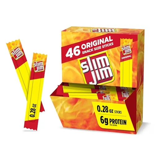 Slim Jim Original Snack Size Sticks 46-Count