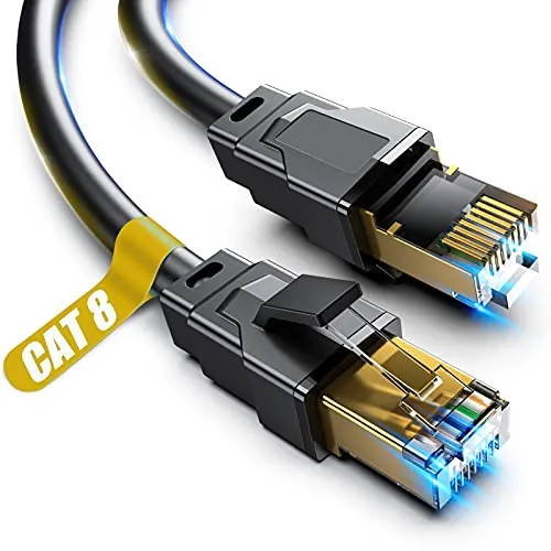Vabogu Cat 8 Ethernet Cable 15FT 40Gbps 2000MHz