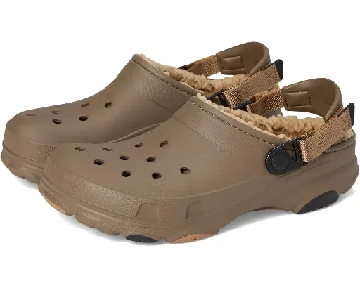 Unisex Crocs All Terrain Lined Clog Walnut