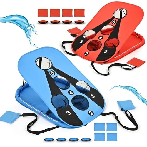 Ropoda 3x2-Foot Floating Pool Cornhole Set