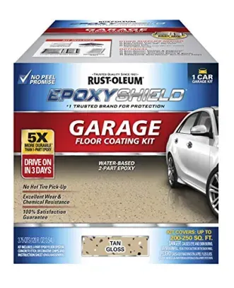 Rust-Oleum EpoxyShield 120 oz. Gray Epoxy 1 Car Garage Floor Paint Kit