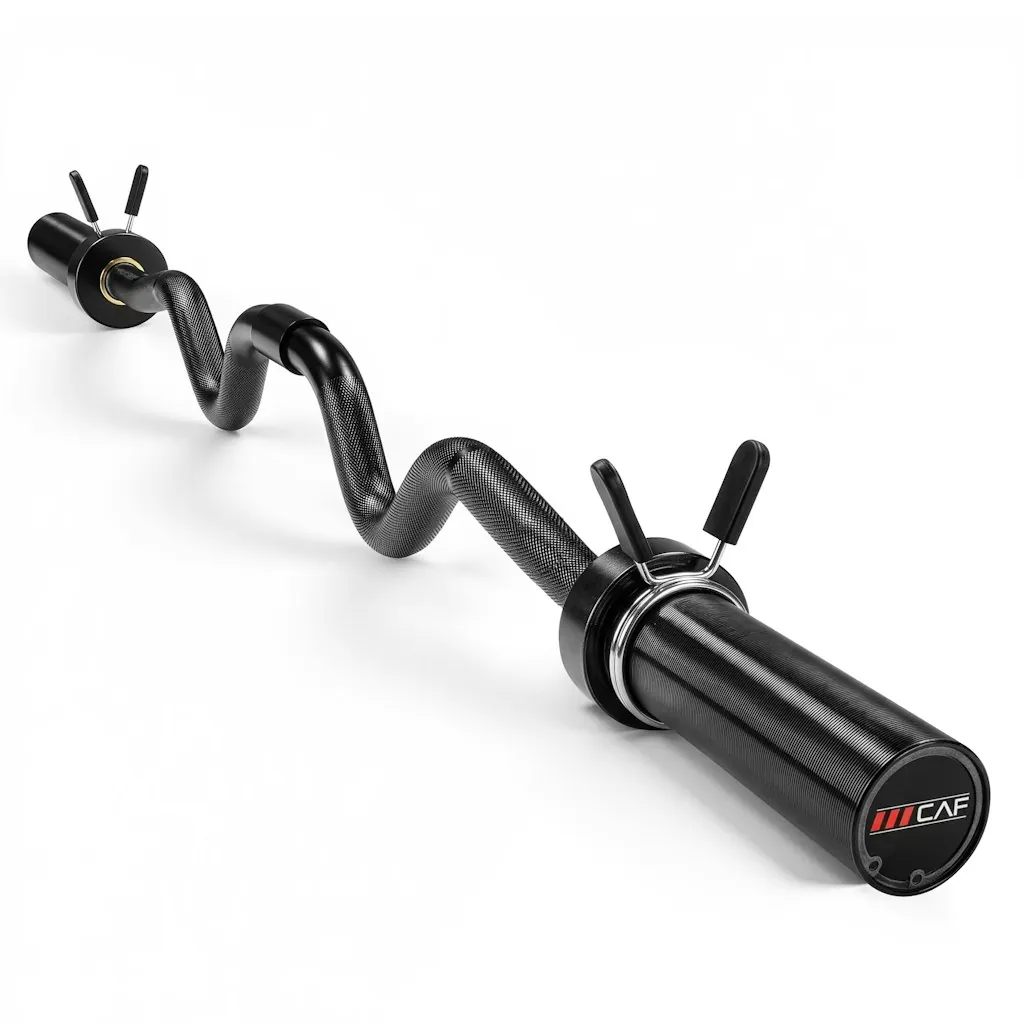 Cap 2-Piece Olympic Curl Bar w/ Collars