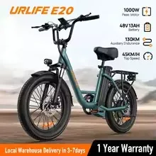 Urlife E20 750W 20" Fat Tire Electric Bike