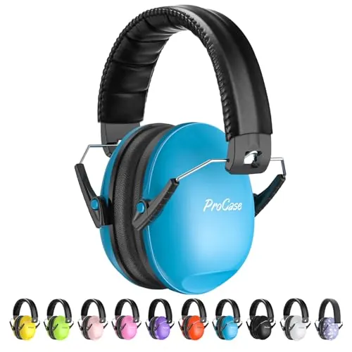 ProCase Kids Noise Reduction Earmuff, Blue