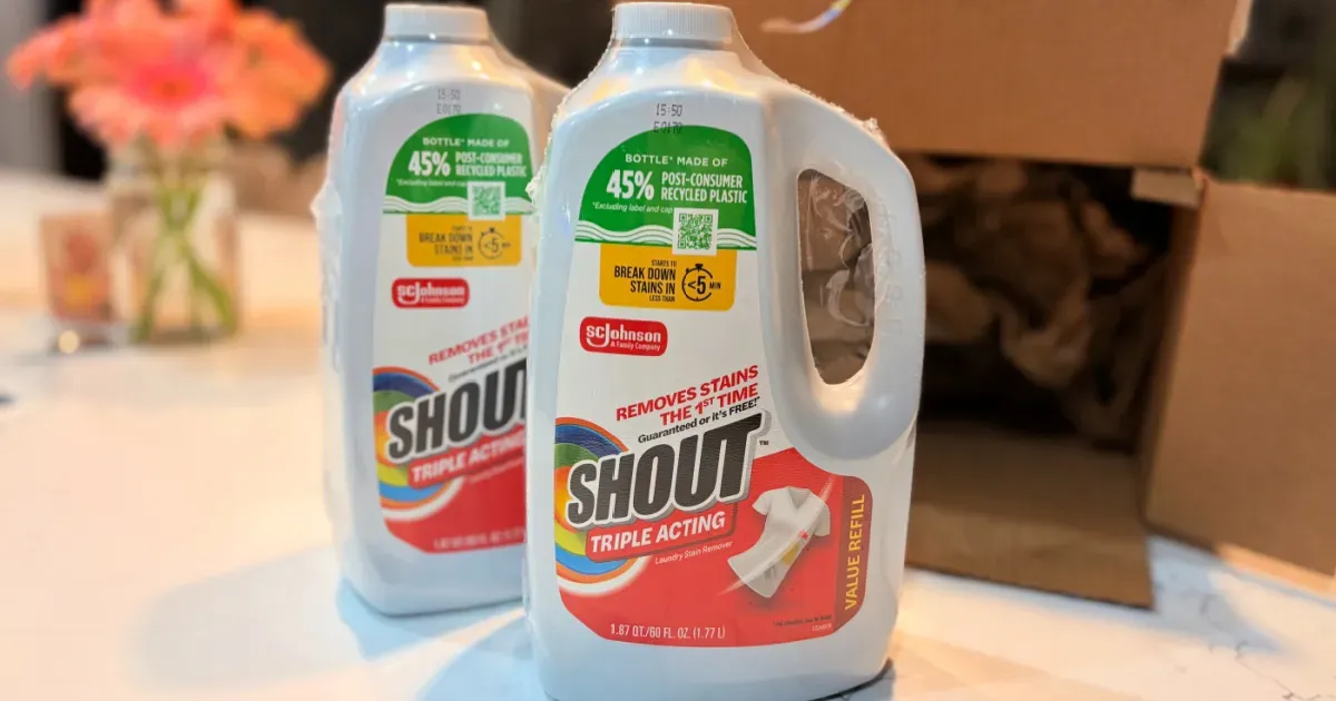 Skip Amazon! Home Depot Has 2 Huge Shout Refills