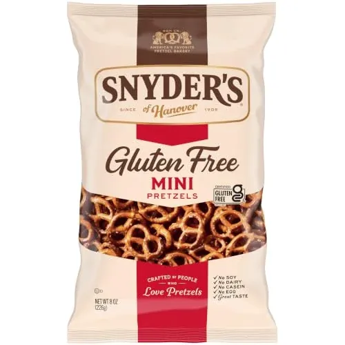 Snyder's of Hanover Gluten Free Mini Pretzels (8 Oz Bag)