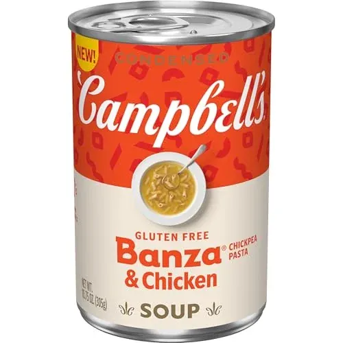 Campbell's Condensed Banza Chickpea Pasta and Chicken Soup, 10.75 Oz Can