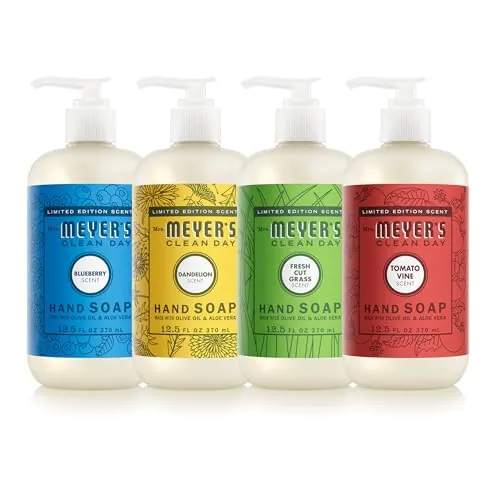 Mrs. Meyer’s Clean Day Summer Hand Soap 4-Pack