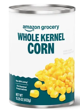 15.25oz Amazon Fresh Canned Whole Kernel Corn