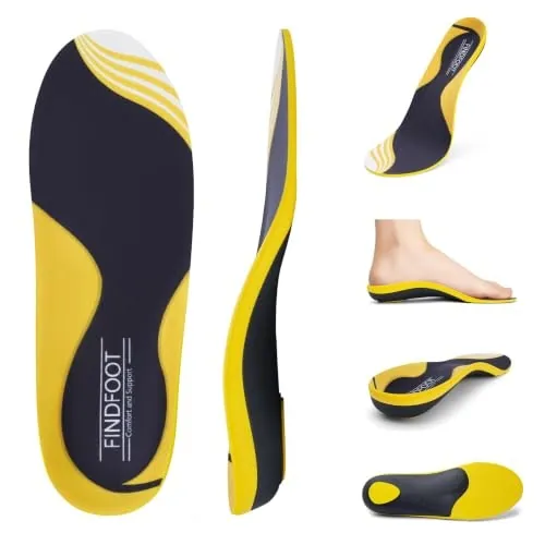 Findfoot Orthotic Plantar Fasciitis Shoe Insoles