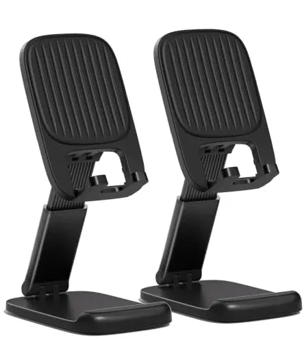 Nknzly Foldable & Adjustable Phone Stands 2-Pack