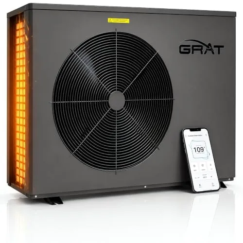 Grat 75,000 BTU Inverter Pool Heat Pump