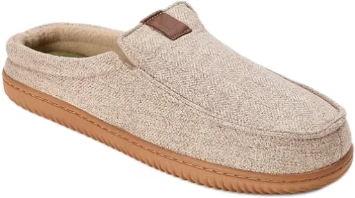 Dearfoams Cozy Comfort Men's Notch Clog Slippers