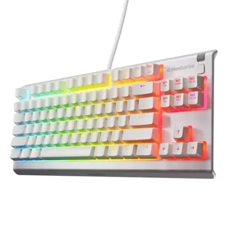 SteelSeries Apex 3 TKL White RGB Gaming Keyboard